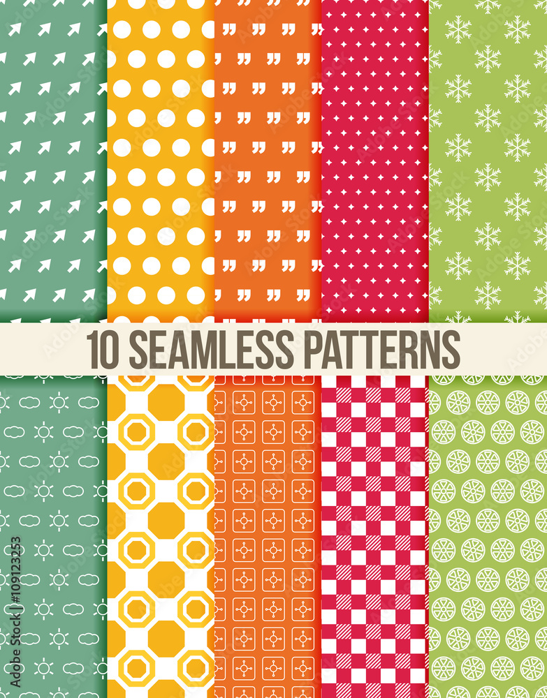 Poster seamless pattern. vector background
