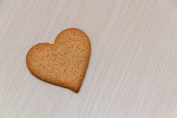 Obraz premium gingerbread in the form of heart