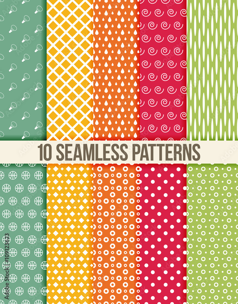Poster seamless pattern. vector background