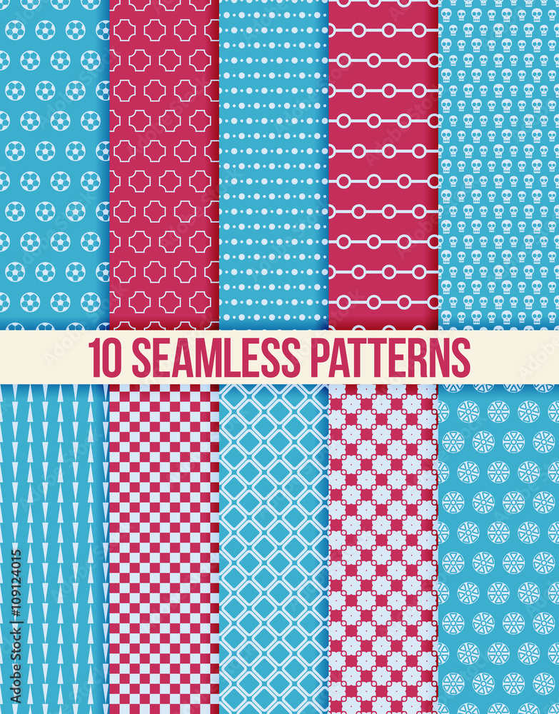 Poster seamless pattern. vector background