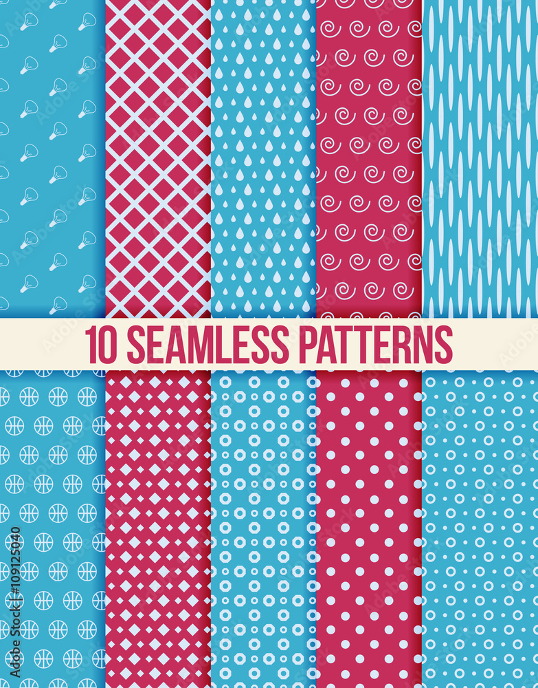 Poster seamless pattern. vector background