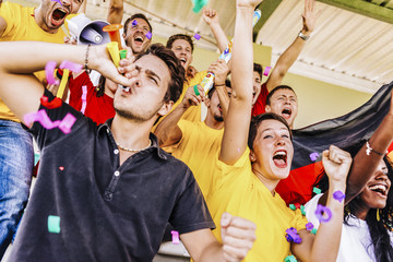 Supporters from Germany at Stadium