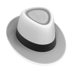 3d renderings of fedora hat