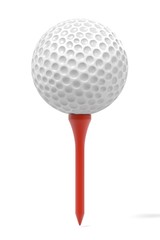 3d renderings of golf ball