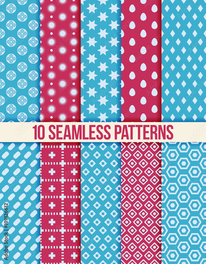 Poster seamless pattern. vector background