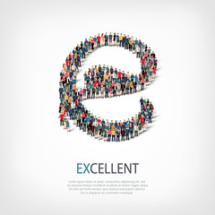 excellent people sign 3d