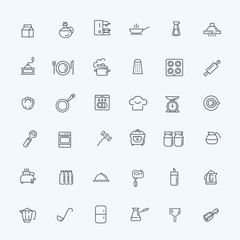 icon collection - kitchen tools and utensils