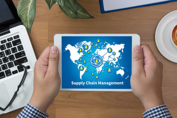  SCM Supply Chain Management concept