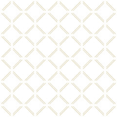 Naklejka premium Geometric repeating vector ornament with diagonal dotted lines. Seamless abstract modern pink pattern