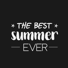 Obraz premium Summer Time logo Template. Vector Typographic Design Label.