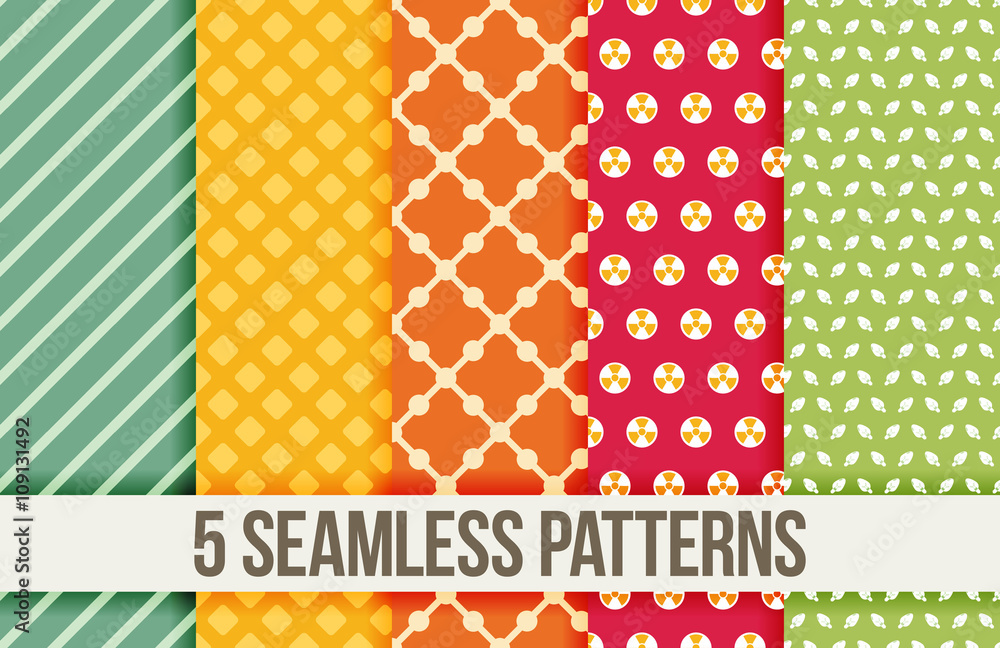 Poster seamless pattern. vector background