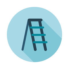 Ladder, stepladder, stair flat vector icon