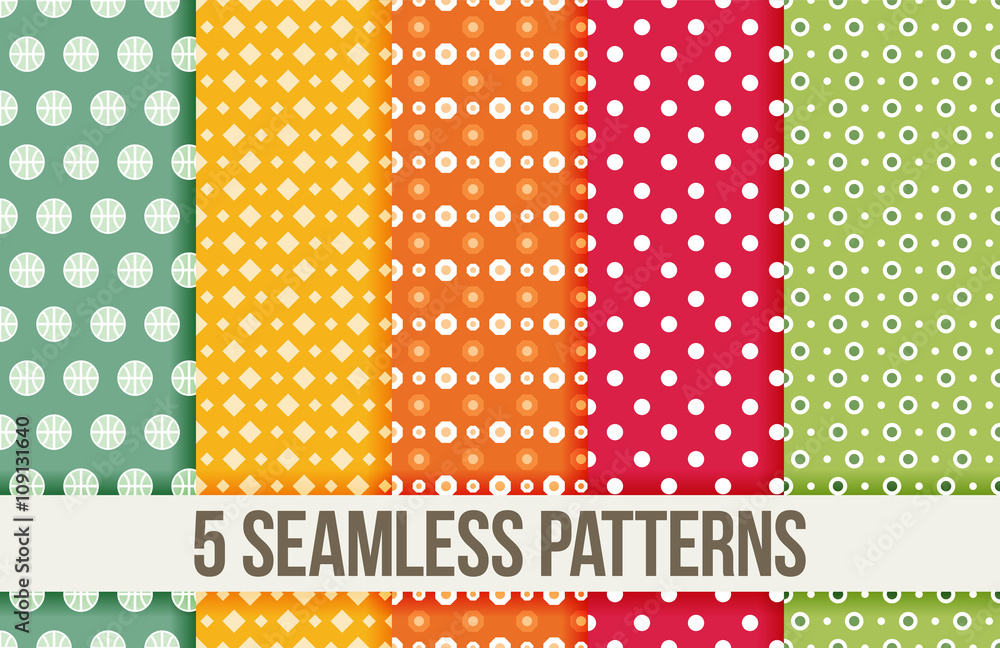 Poster seamless pattern. vector background