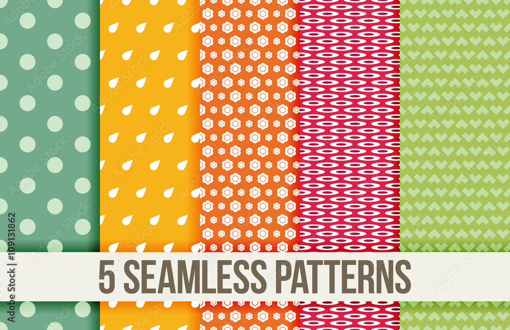 Poster seamless pattern. vector background