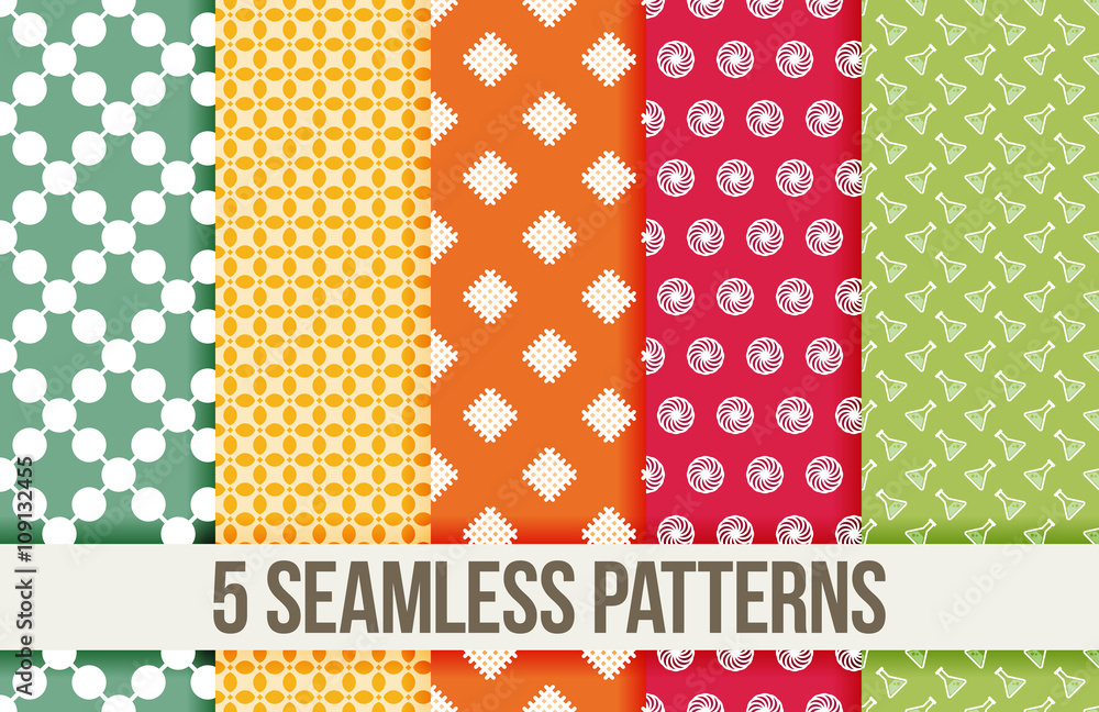 Poster seamless pattern. vector background