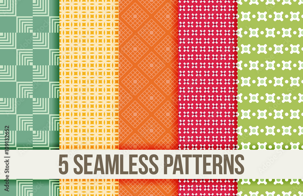 Poster seamless pattern. vector background