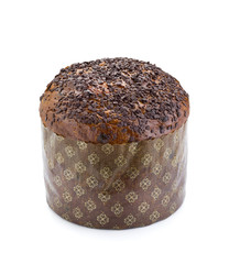 Easter cake isolated on white background