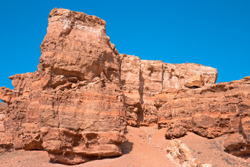 Charyn canyon in Almaty region of Kazakhstan