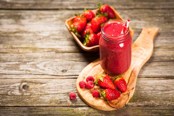 Fresh berry smoothie