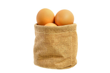 egg in small sack