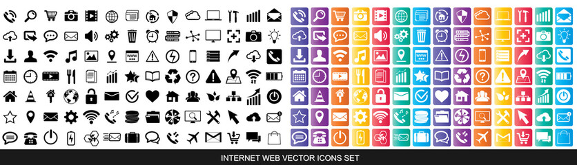 Web icons set