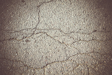 Obraz premium Cracked Rural Road Filtered