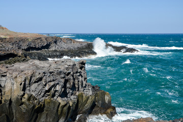Blowhole Point (Punta del Bufadero) near Los Silos Port
Los Silos, Tenerife, Canary Islands, Spain
