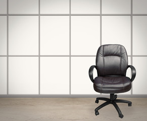 office chair with office background