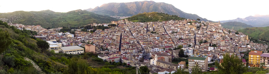 Foto panoramica del comune di Ciminna - Palermo