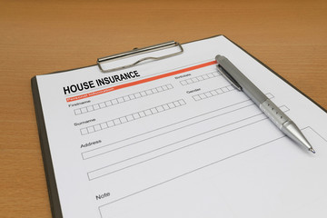 House Insurance application form