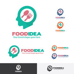 Obraz premium Food Idea Head Logo