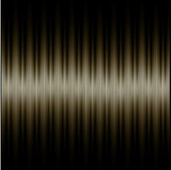 Obraz premium Colorful sound wave on a dark background. Vector illustration.