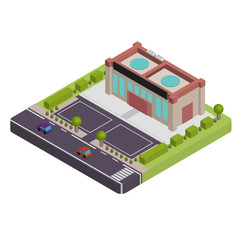 Isometric school