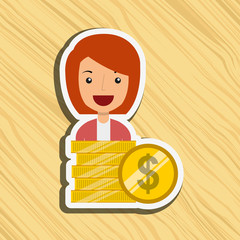 Naklejka premium business person design 