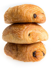 Studio shot of a some typical French viennoiseries.