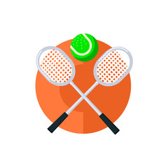 Tennis Round Sticker