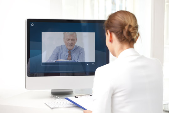 Video chat in office