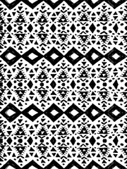 Aztec tribal mexican seamless pattern