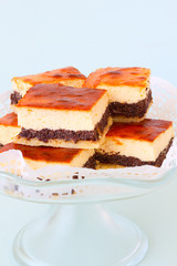 Käsekuchen mit Mohn