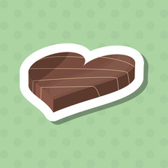 colorful chocolate design, vector illustration, sweet and delicious