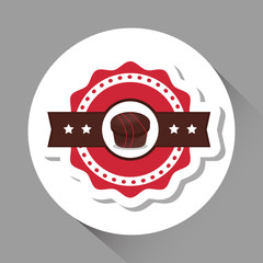 colorful chocolate design, vector illustration, sweet and delicious