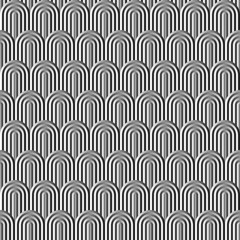 Fish scale silver seamless pattern. Vector background © leezarius