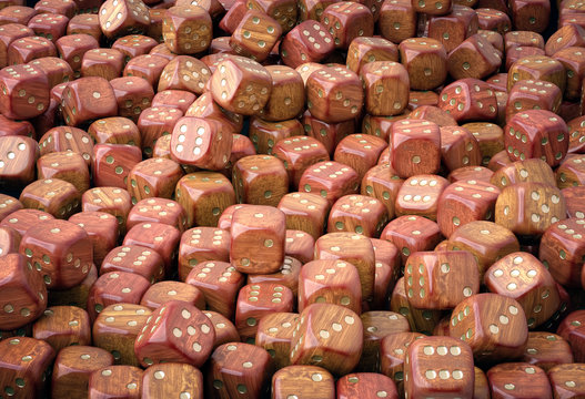 Wooden dice