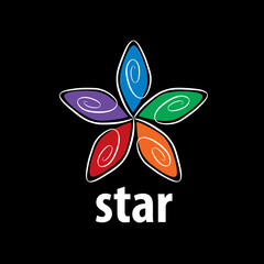 vector logo star