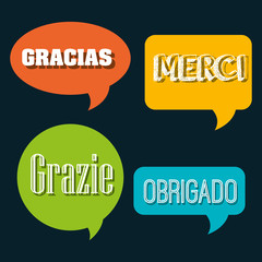 thanks in different languages design 