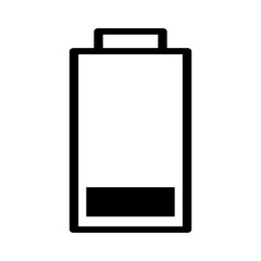 battery black 25 percent