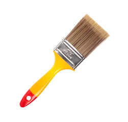 Paintbrush with synthetic bristles