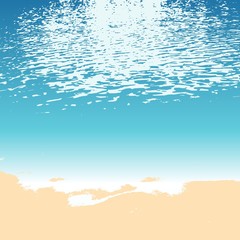 Sea, beach.