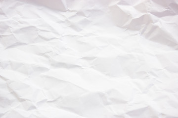 Fototapeta premium White Crumpled Paper