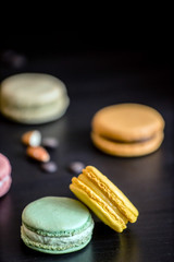 colorful macaroons